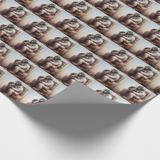 Papier Cadeau Astronaute de Bigfoot (Coin)