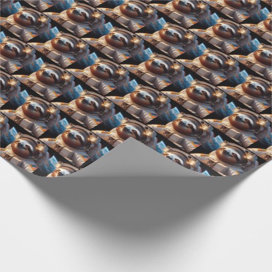 Papier Cadeau Astronaute de Sloth (Coin)