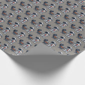 Papier Cadeau Astronaute faisant griller (Coin)