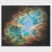 Papier Cadeau Astronomie Crabe Nebula Hubble Space (Plat)