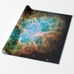 Papier Cadeau Astronomie Crabe Nebula Hubble Space