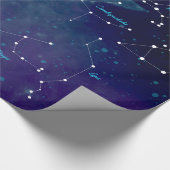 Papier Cadeau Astronomie de la carte du ciel (Coin)