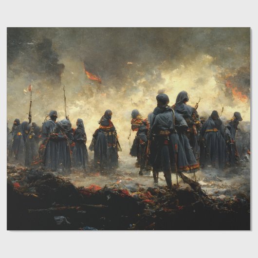 Papier Cadeau Atack the place (Plat)