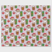 Papier Cadeau Atelier père Noël (Plat)