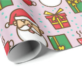 Papier Cadeau Atelier père Noël (Coin rond)