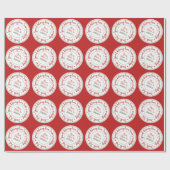 Papier Cadeau Atelier père Noël Noël (Plat)