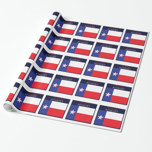 Papier Cadeau Athée du Texas (Déroulé)