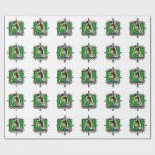Papier Cadeau Athlétisme agressif (Plat)