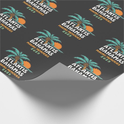 Papier Cadeau Atlantis Bahamas Faire des souvenirs 2025 (Coin)