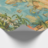 Papier Cadeau - Atlas Vintage (Coin)