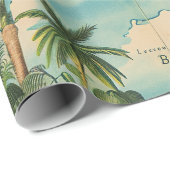 Papier Cadeau - Atlas Vintage (Coin rond)