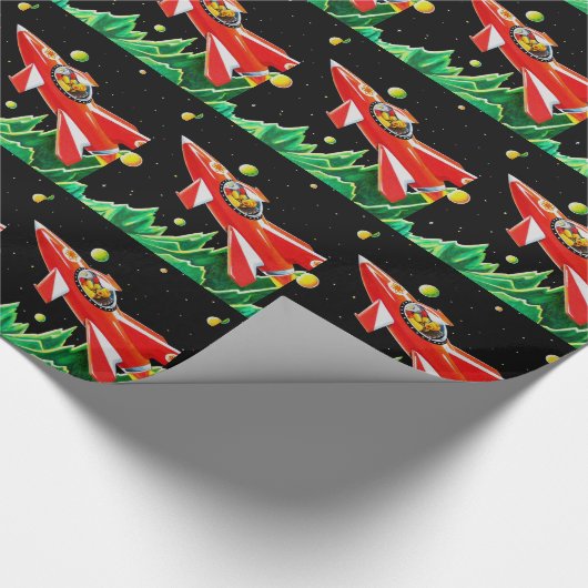 PAPIER CADEAU ATOME ROCKET (Coin)