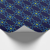 Papier Cadeau Atome scientifique (Coin)
