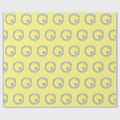 Papier Cadeau Atomes Molécules Particules Paix Atom Motif (Plat)