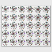 Papier Cadeau Atomic Saint-Valentin Cœurs Imprimés Léopard (Plat)