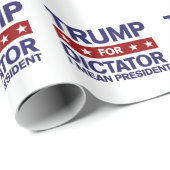 Papier Cadeau Atout pour le dictateur (Coin rond)