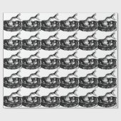 Papier Cadeau Attaque de serpent (Plat)