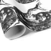 Papier Cadeau Attaque de serpent (Coin rond)