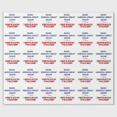 Papier Cadeau Attaquez l'atout (Plat)