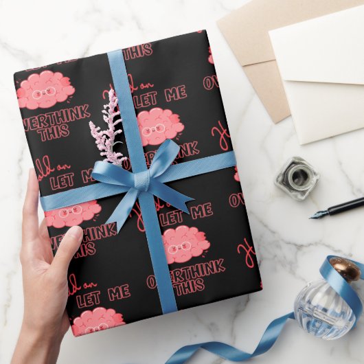 Papier Cadeau Attends, Laisse-Moi Repenser Cela (Cadeaux)