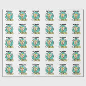 Papier Cadeau Attention au dodo (Plat)