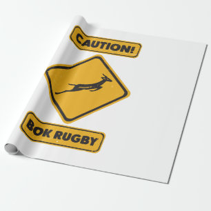 Papier Cadeau Attention - SpringBoks traversant