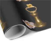 Papier Cadeau Attraction florale (Coin rond)