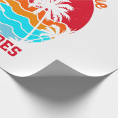 Papier Cadeau Attrapez la vague d'été (Coin)