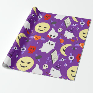 Papier Cadeau Attributs d'Halloween mous