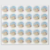 Papier Cadeau Au bord de la mer (Plat)