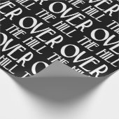 Papier Cadeau Au-dessus de la colline Anniversaire drôle (Coin)