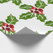 Papier cadeau au houx (Coin)