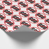 PAPIER CADEAU "AUCUN DIEU " (Coin)