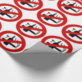 Papier Cadeau AUCUN Fumeur ⚠ THÉ ⚠ (Coin)