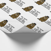 Papier Cadeau Aucun homme n'est un échec qui a des marmottes (Coin)