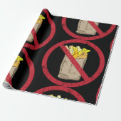 Papier Cadeau Aucun signe Fries (Déroulé)