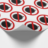 Papier Cadeau AUCUN ⚠ thaïlandais de signe de ⚠ de fruit (Coin)