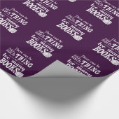 Papier Cadeau Aucune une telle chose comme trop de livres (Coin)