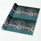 Papier Cadeau Audio haut-parleurs musicaux (Déroulé)