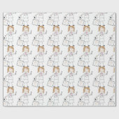 Papier Cadeau Audiologiste féminine (Plat)