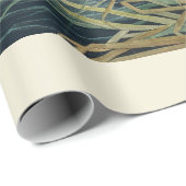 Papier Cadeau Audubon Bird Loon Diver Classic (Coin rond)