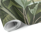 Papier Cadeau Audubon Héron de neige Oiseaux d'aigrettes blanche (Coin rond)