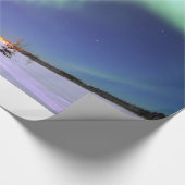 Papier Cadeau Aurora - Belles aurores nordiques (Coin)