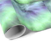 Papier Cadeau Aurora Borealis (Coin rond)