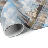 Papier Cadeau Austin Texas (Coin rond)