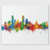 Papier Cadeau Austin Texas (Plat)
