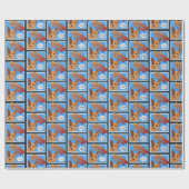 Papier Cadeau Australian Cattle Dog - Super-héros des chiens ! W (Plat)