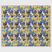 PAPIER CADEAU AUSTRALIAN SHEPHERD (Plat)