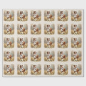 Papier Cadeau Australian Shepherd Dog Red Merle Aussie (Plat)