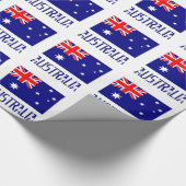 Papier Cadeau Australie et drapeau australien (Coin)